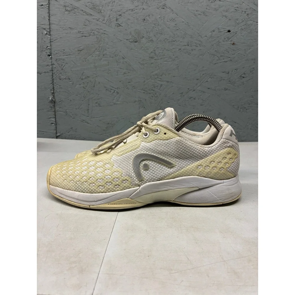 Head Revolt Pro 3.0 Tennis Shoes Performance Womens Size 9 White Cream Sneakers